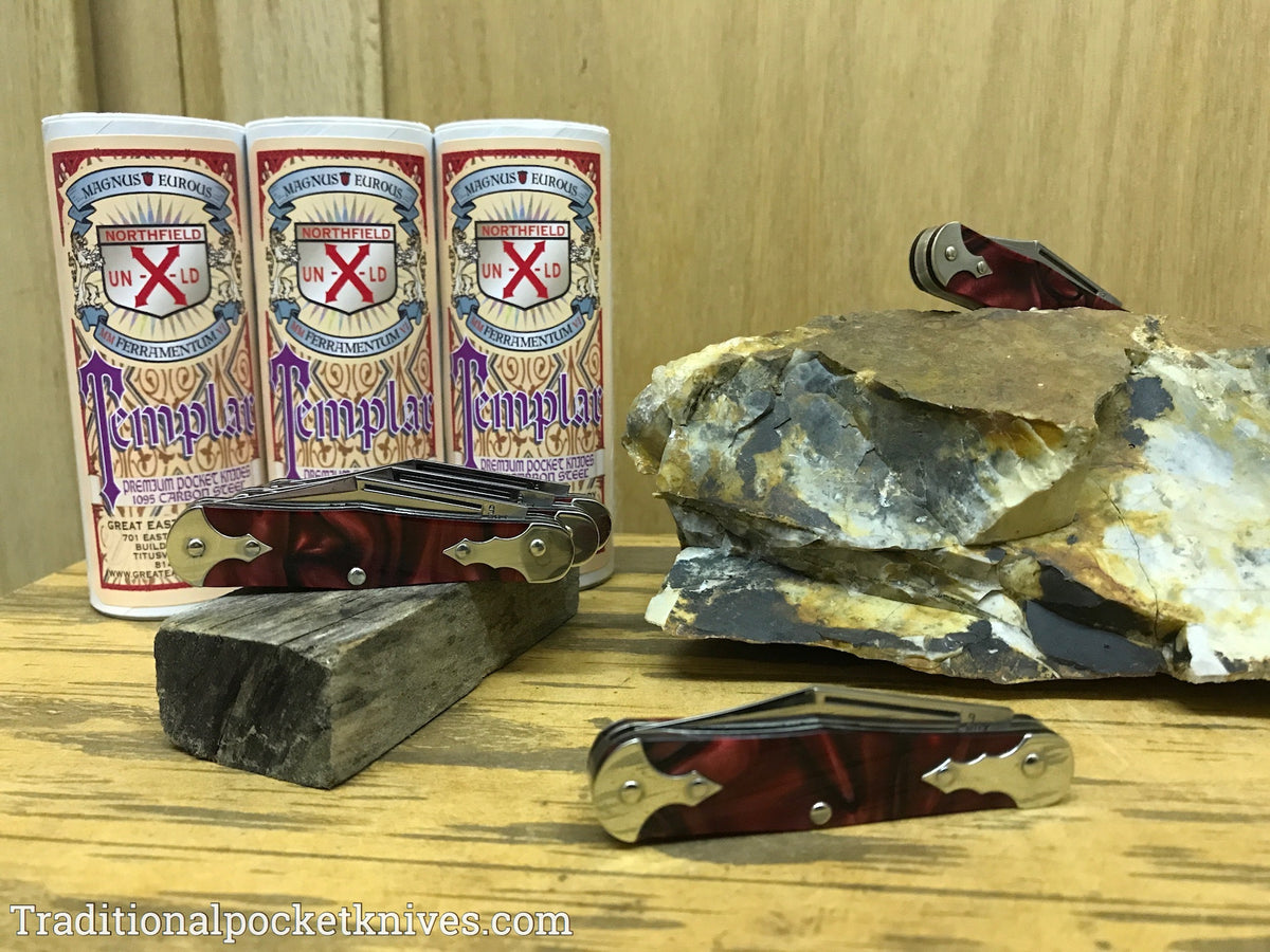 Great Eastern Cutlery #061119 Northfield UN-X-LD Templar Crusader Acrylic