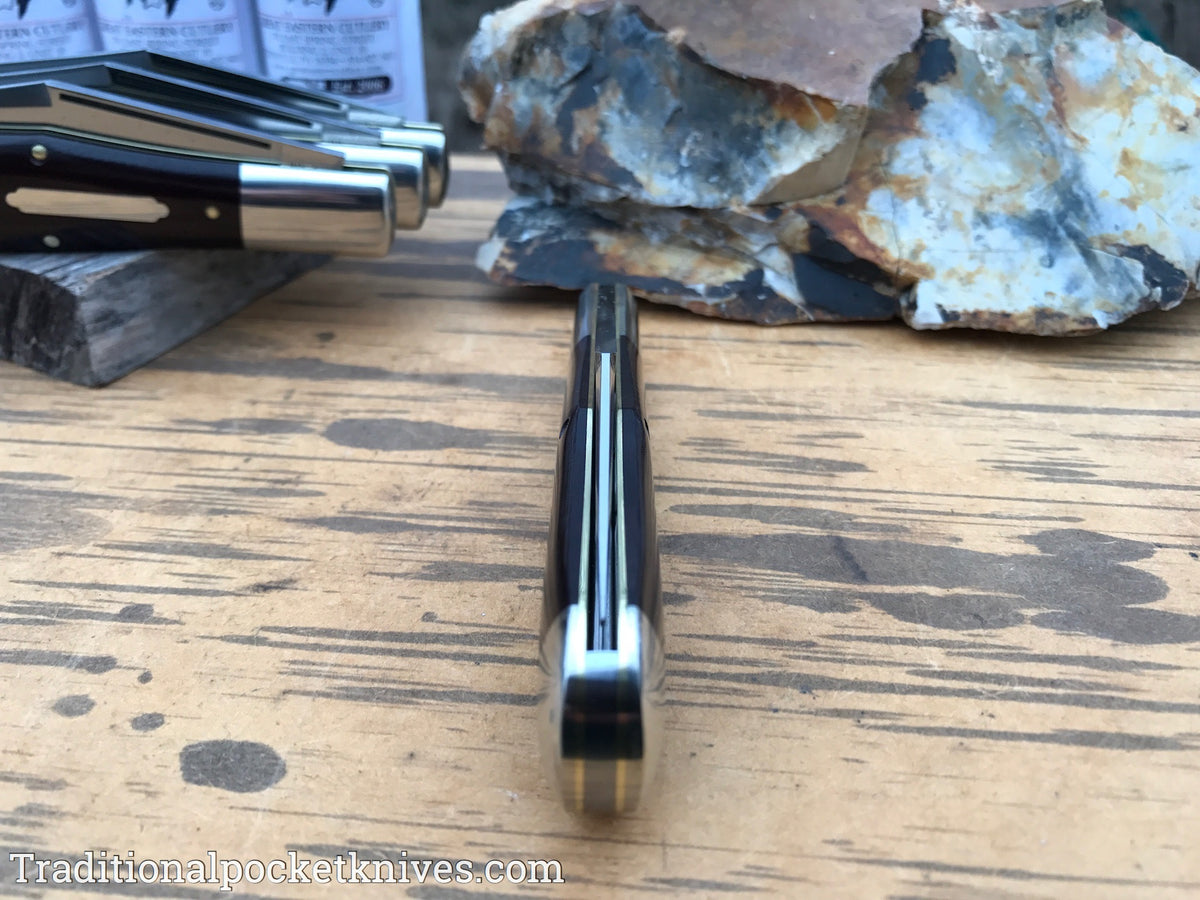Great Eastern Cutlery #971119 Tidioute Cutlery Allegheny Maroon Linen Micarta