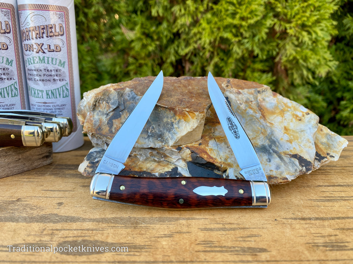 Great Eastern Cutlery #818222 Northfield UNXLD Coon Skinner Snakewood DELUXE