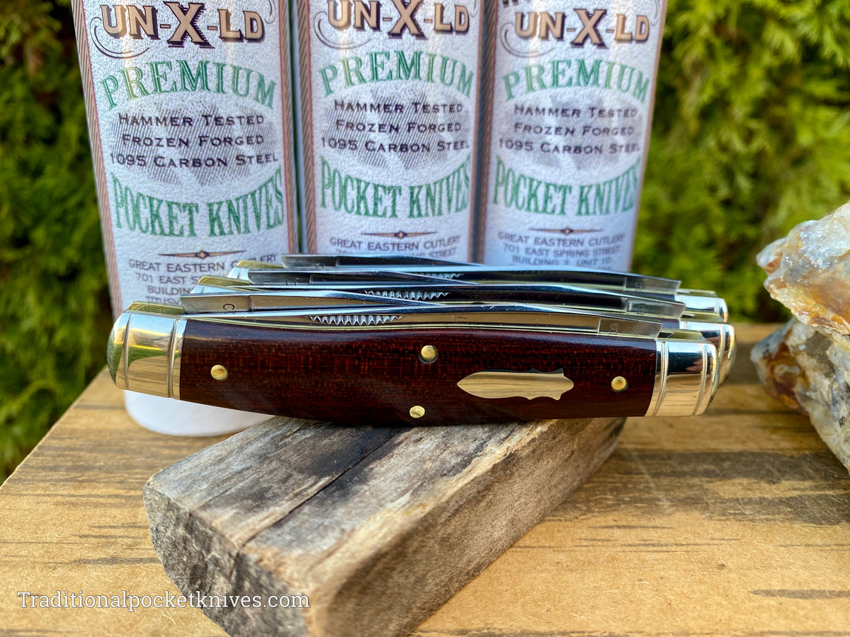 Great Eastern Cutlery #818222 Northfield UNXLD Coon Skinner Snakewood DELUXE