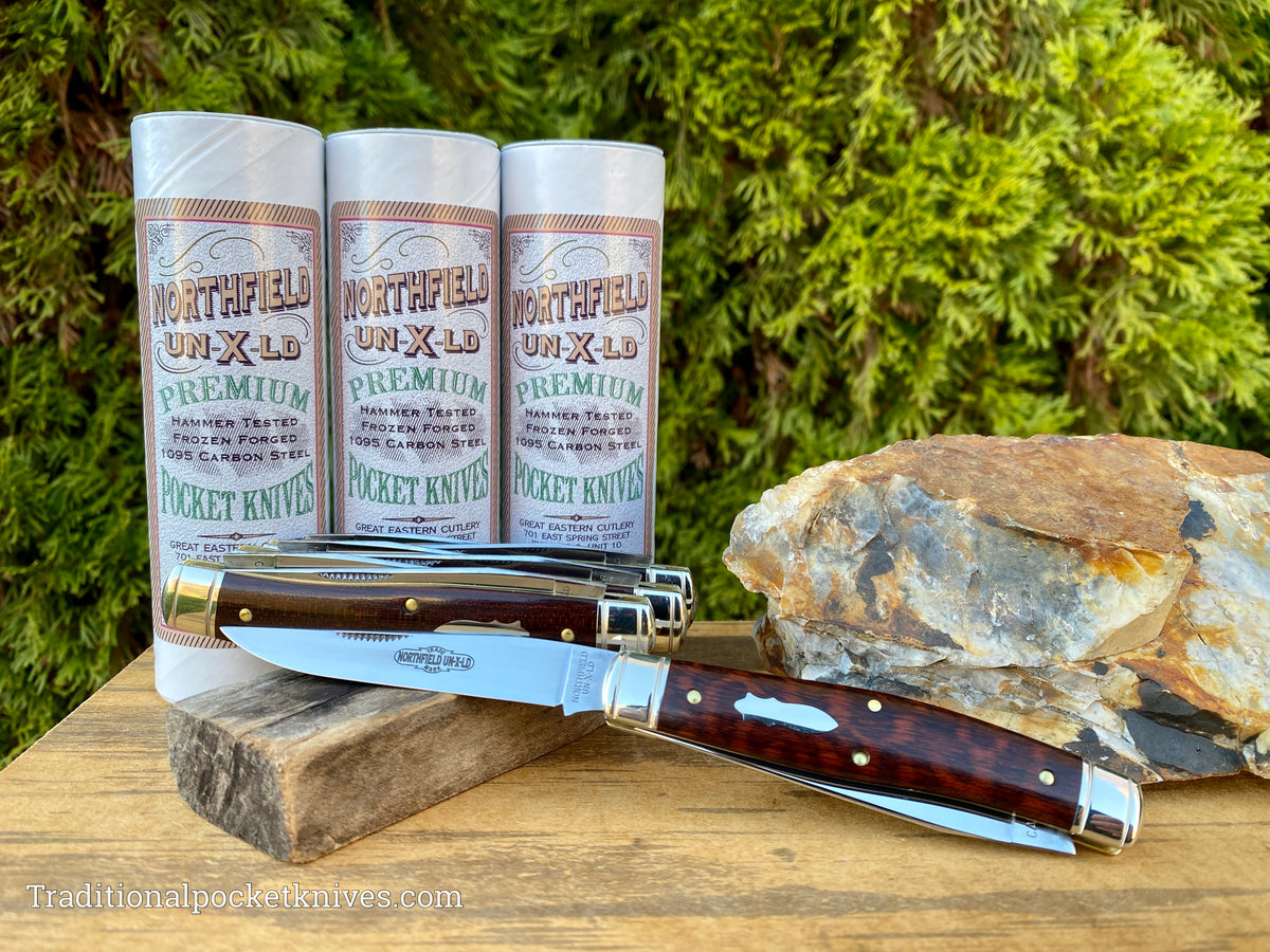 Great Eastern Cutlery #818222 Northfield UNXLD Coon Skinner Snakewood STANDARD