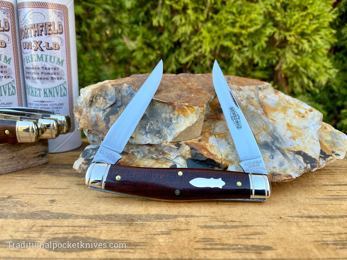 Great Eastern Cutlery #818222 Northfield UNXLD Coon Skinner Snakewood STANDARD