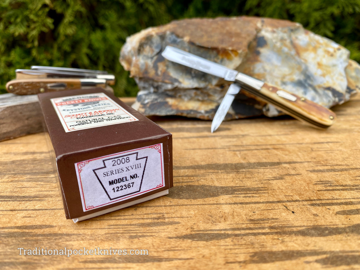 Schatt&Morgan Cutlery Keystone Series #18 #122367 Mammoth Ivory Barlow