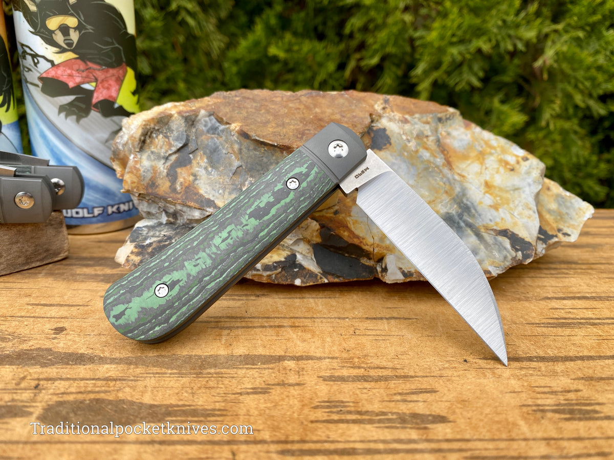 Jack Wolf Knives Laid Back Jack Fat Carbon Jungle Wear