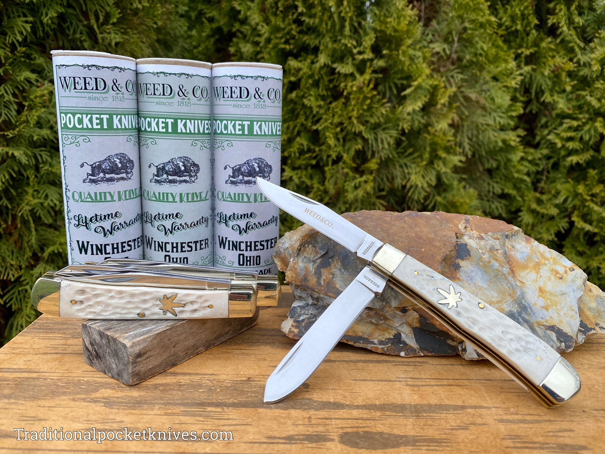 Cooper Cutlery Weed&amp;Co. Jigged White Bone Trapper