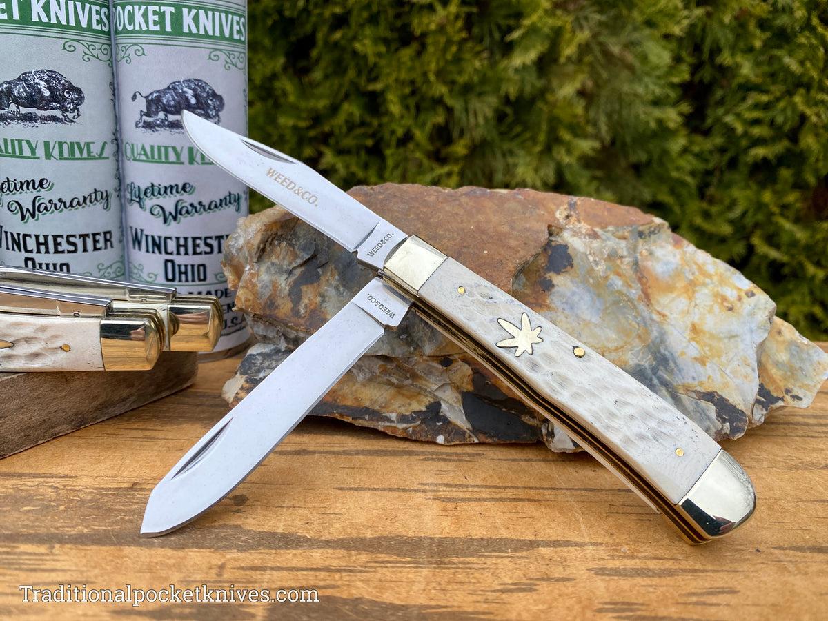 Cooper Cutlery Weed&amp;Co. Jigged White Bone Trapper