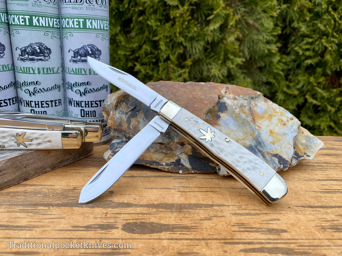 Cooper Cutlery Weed&amp;Co. Jigged White Bone Trapper