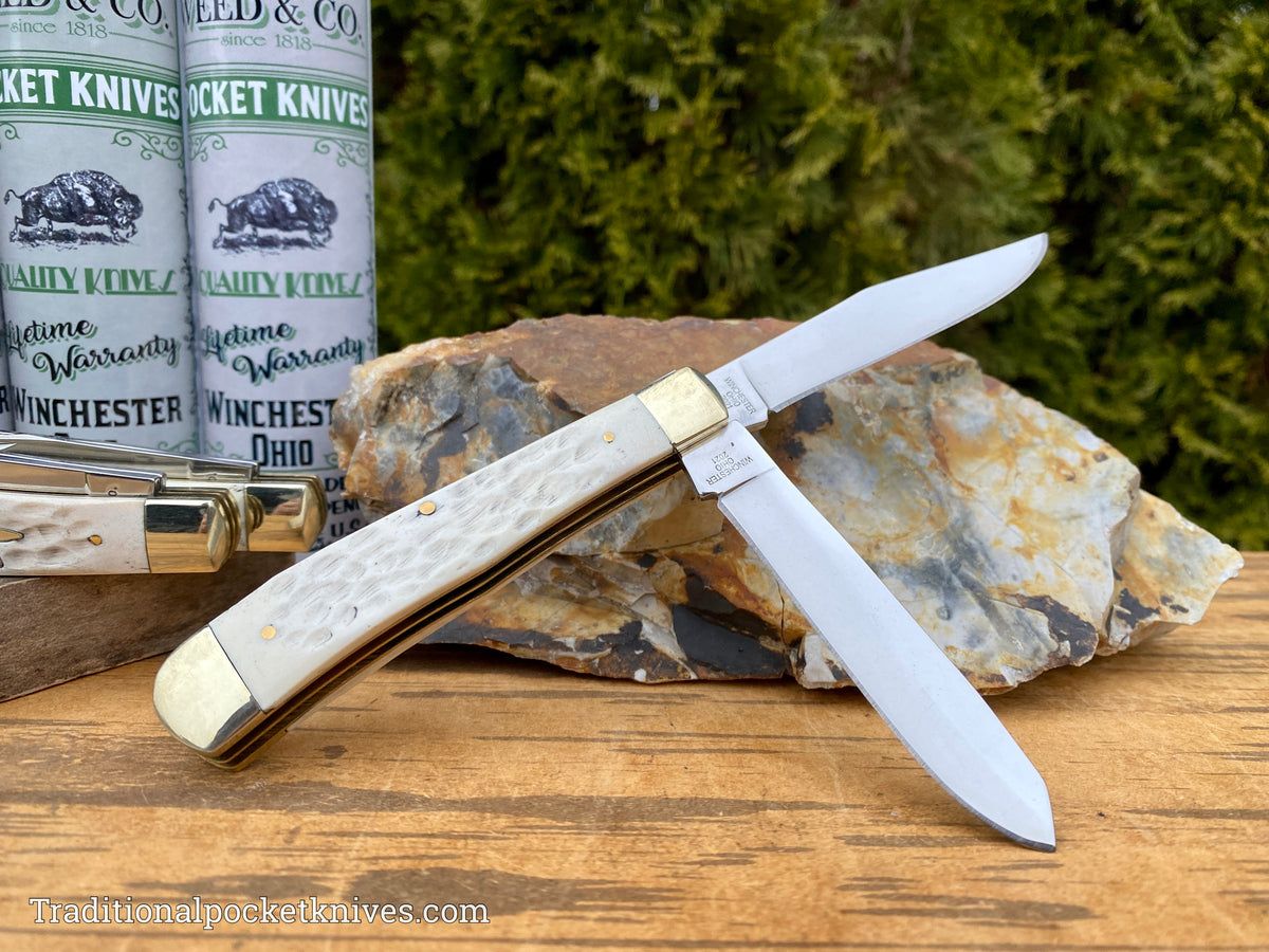 Cooper Cutlery Weed&amp;Co. Jigged White Bone Trapper