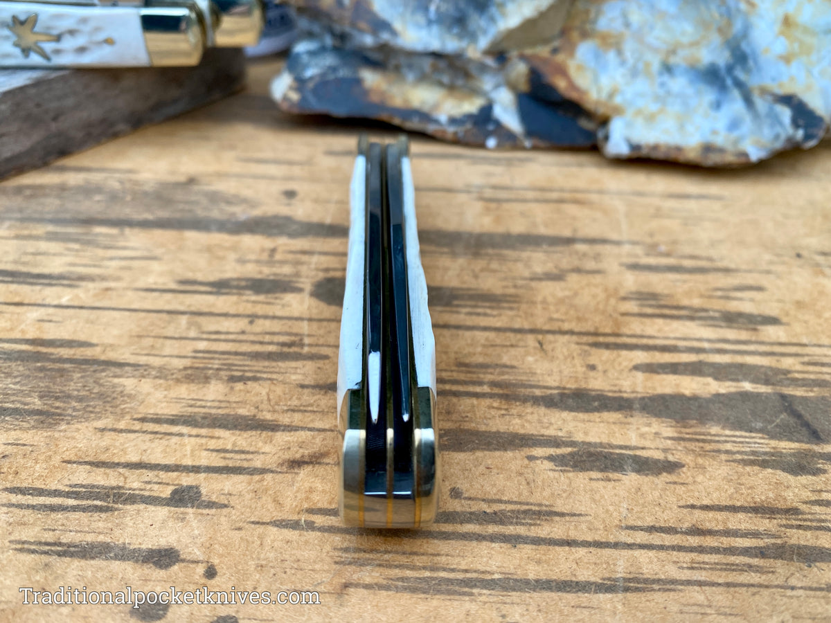 Cooper Cutlery Weed&amp;Co. Jigged White Bone Trapper