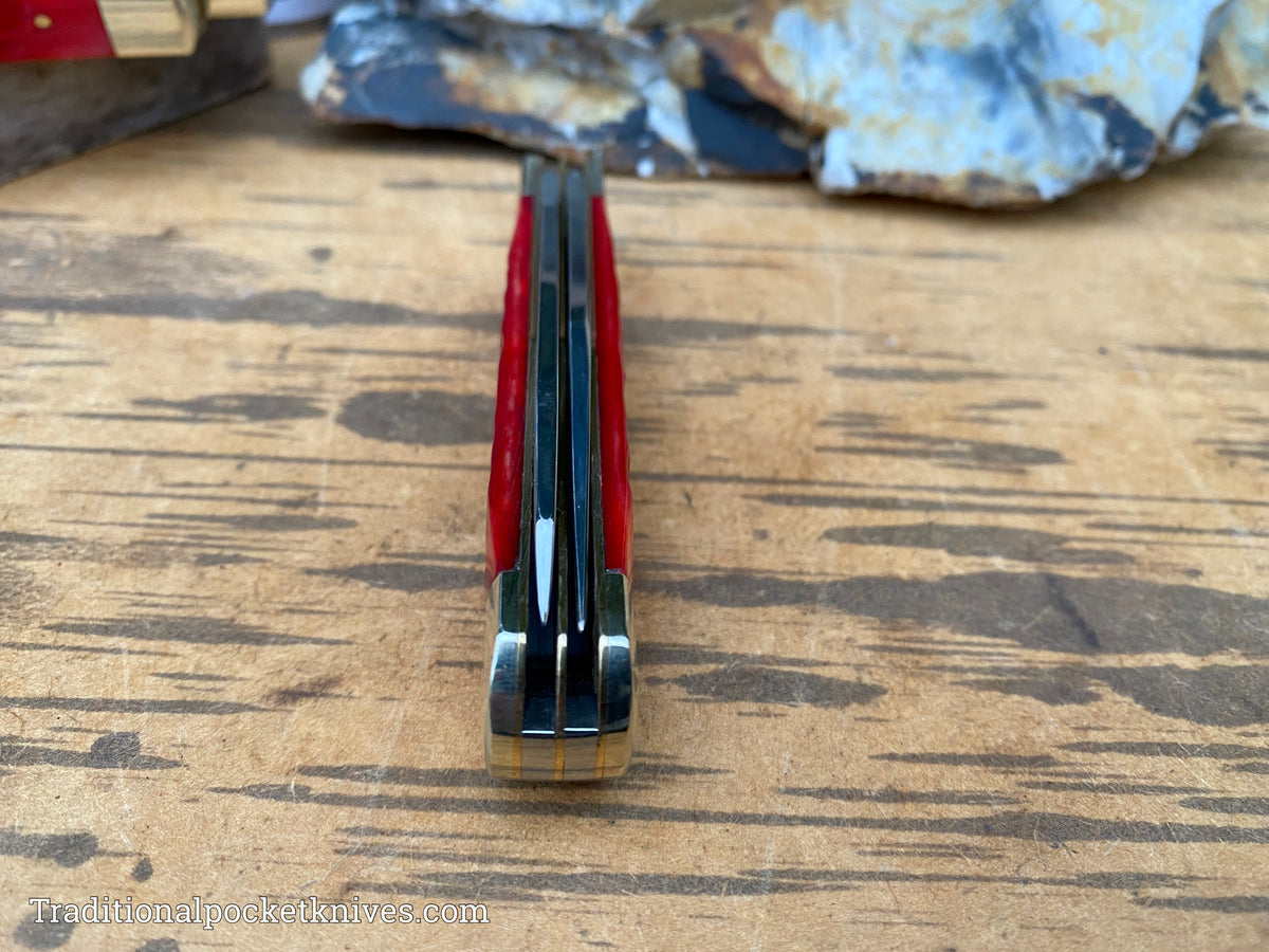 Cooper Cutlery Weed&amp;Co. Jigged Red Bone Trapper