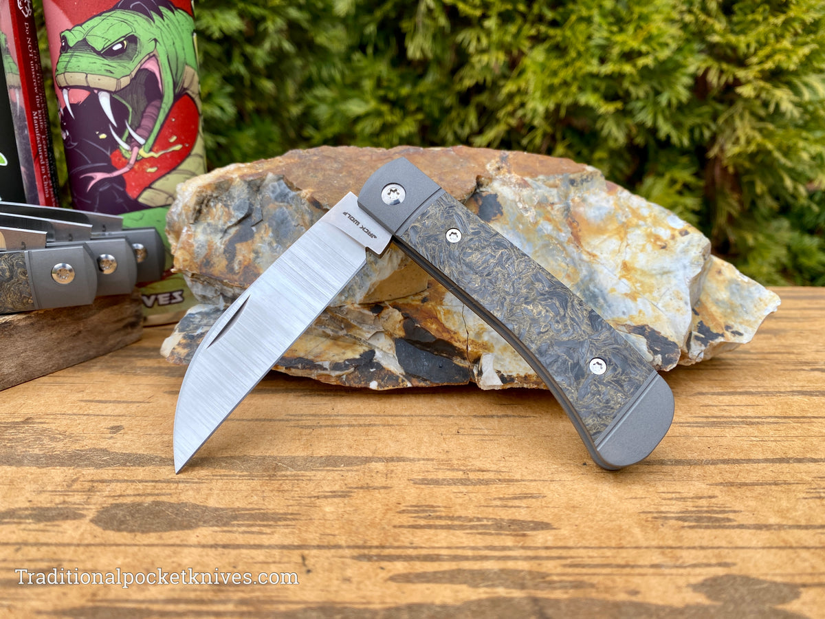 Jack Wolf Knives Venom Jack Fat Carbon Dark Matter Gold