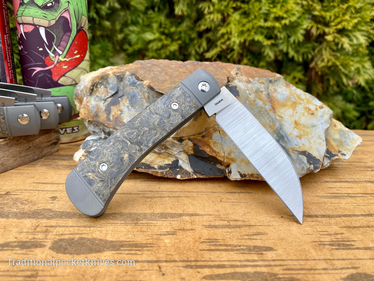 Jack Wolf Knives Venom Jack Fat Carbon Dark Matter Gold