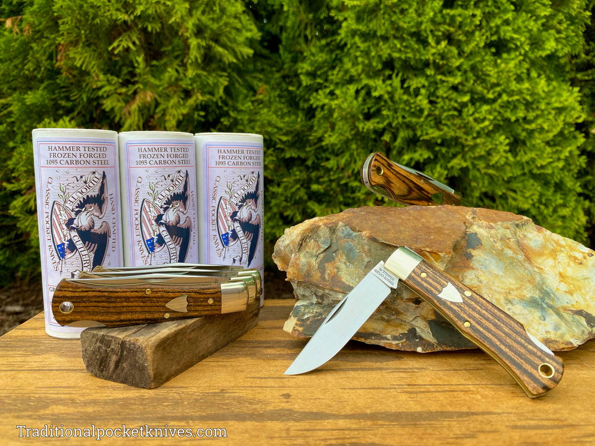 Great Eastern Cutlery #831121LB Tidioute Cutlery Tascosa Lockback Mexican Bocote Wood