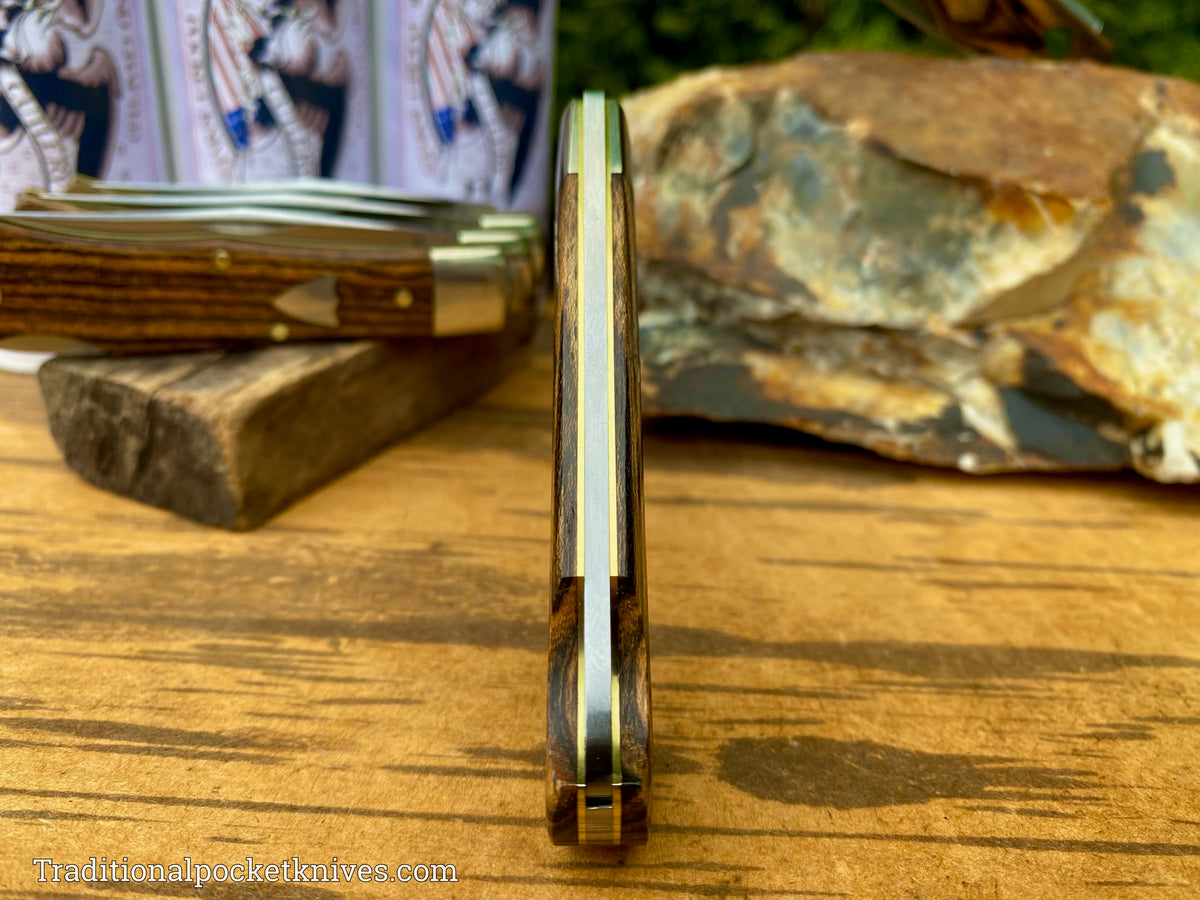 Great Eastern Cutlery #831121LB Tidioute Cutlery Tascosa Lockback Mexican Bocote Wood