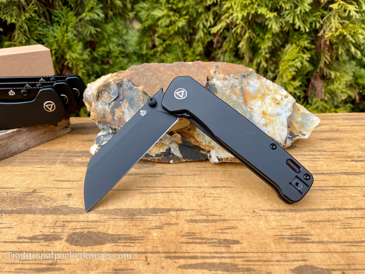 QSP Penguin Plus Knife QS130XL-C Black Titanium 20CV Steel