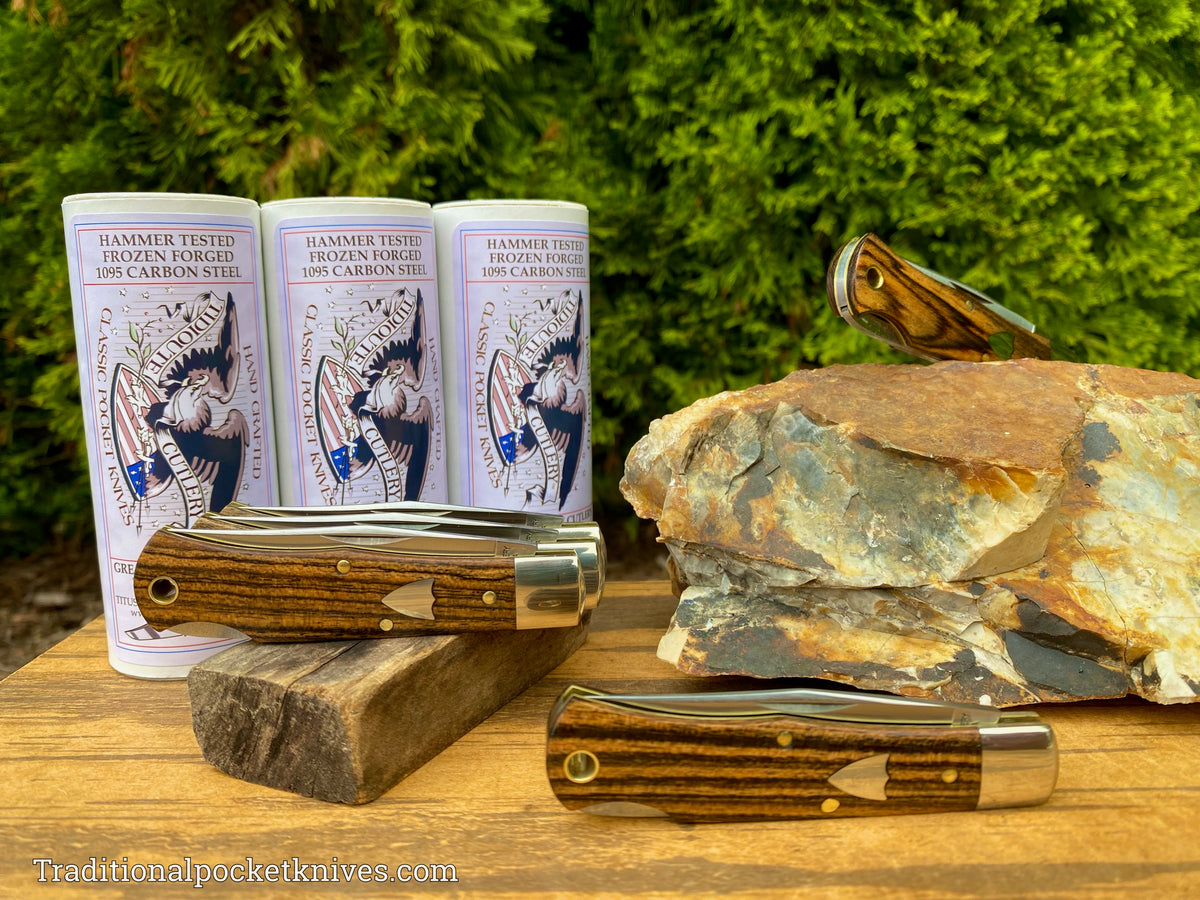 Great Eastern Cutlery #831121LB Tidioute Cutlery Tascosa Lockback Mexican Bocote Wood