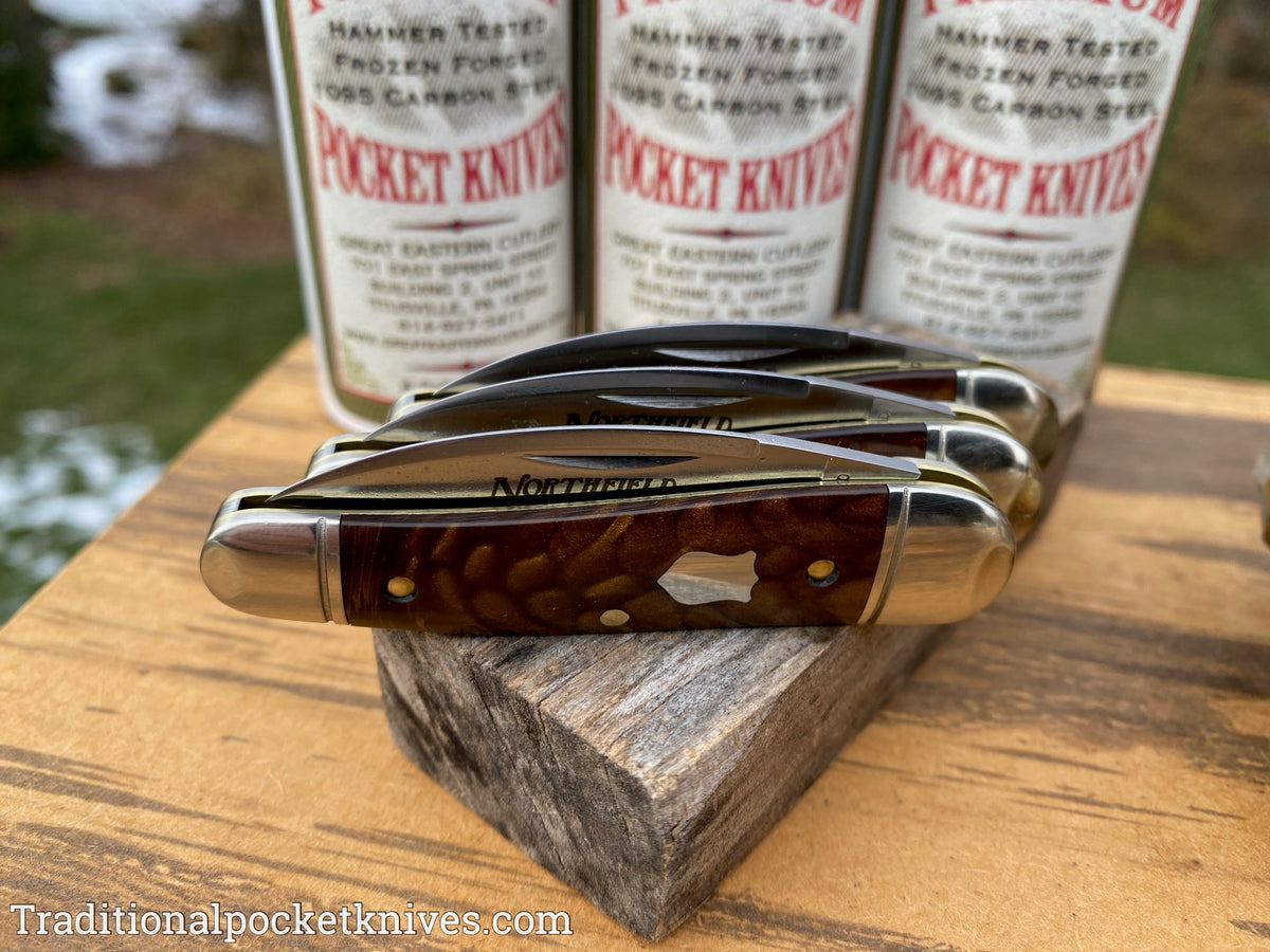 Great Eastern Cutlery #190120 Northfield UN-X-LD Little Rattler Snakeskin Acrylic