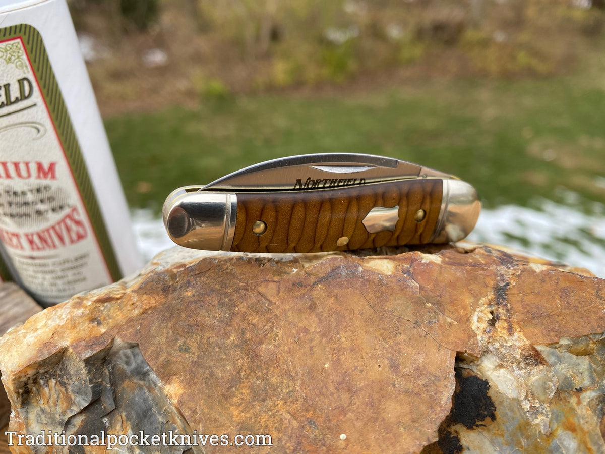 Great Eastern Cutlery #190120 Northfield UN-X-LD Little Rattler Snakeskin Acrylic
