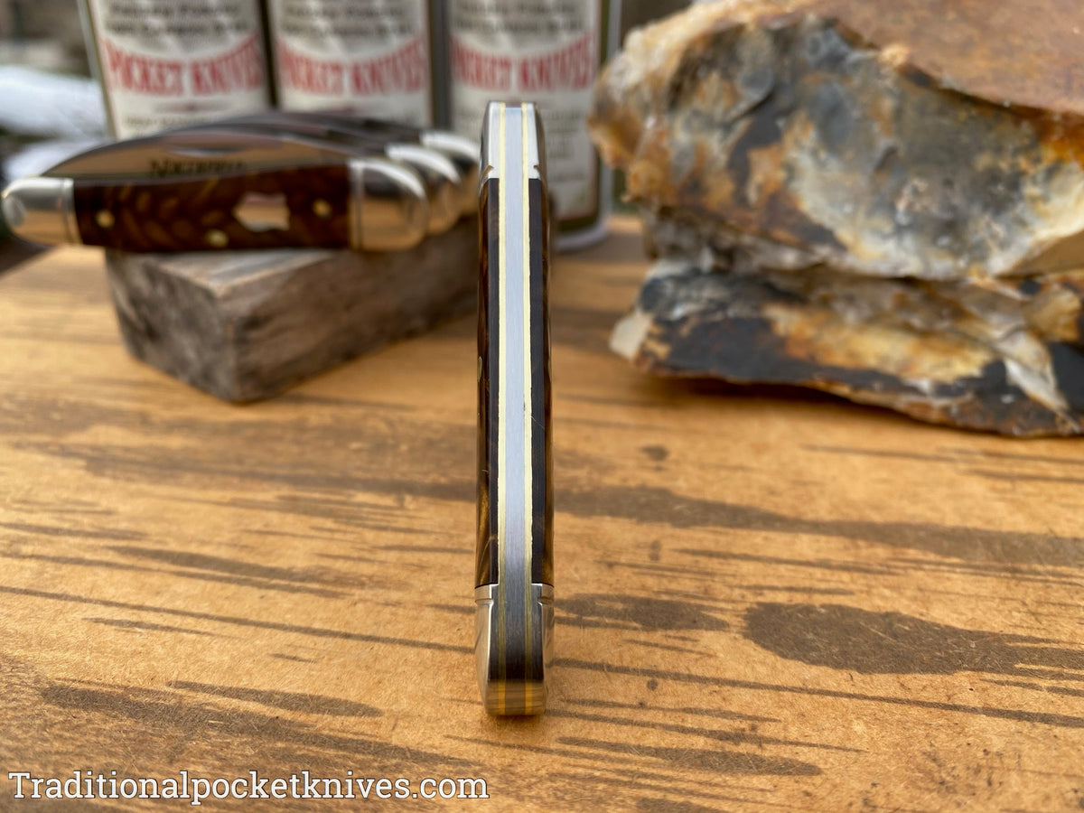 Great Eastern Cutlery #190120 Northfield UN-X-LD Little Rattler Snakeskin Acrylic