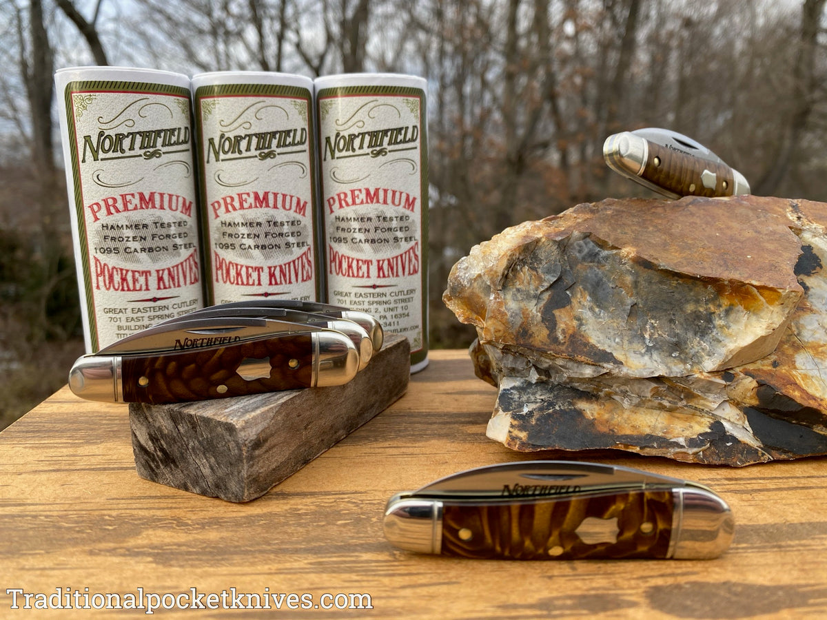 Great Eastern Cutlery #190120 Northfield UN-X-LD Little Rattler Snakeskin Acrylic