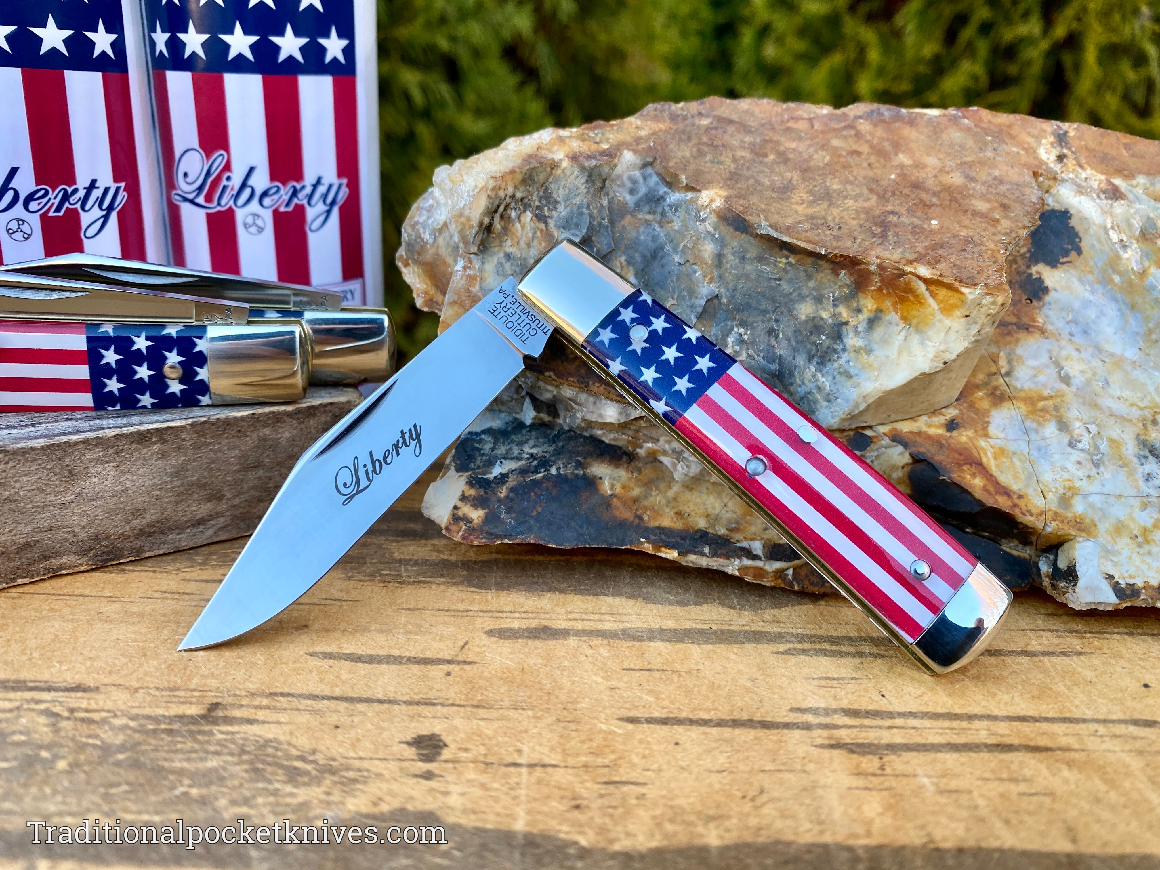 Great Eastern Cutlery #941121 Tidioute Cutlery Liberty USA Flag