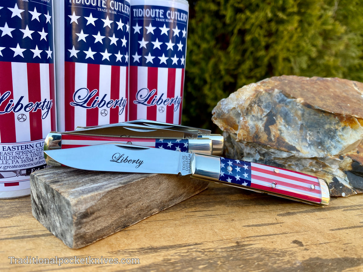 Great Eastern Cutlery #941121 Tidioute Cutlery Liberty USA Flag Acrylic