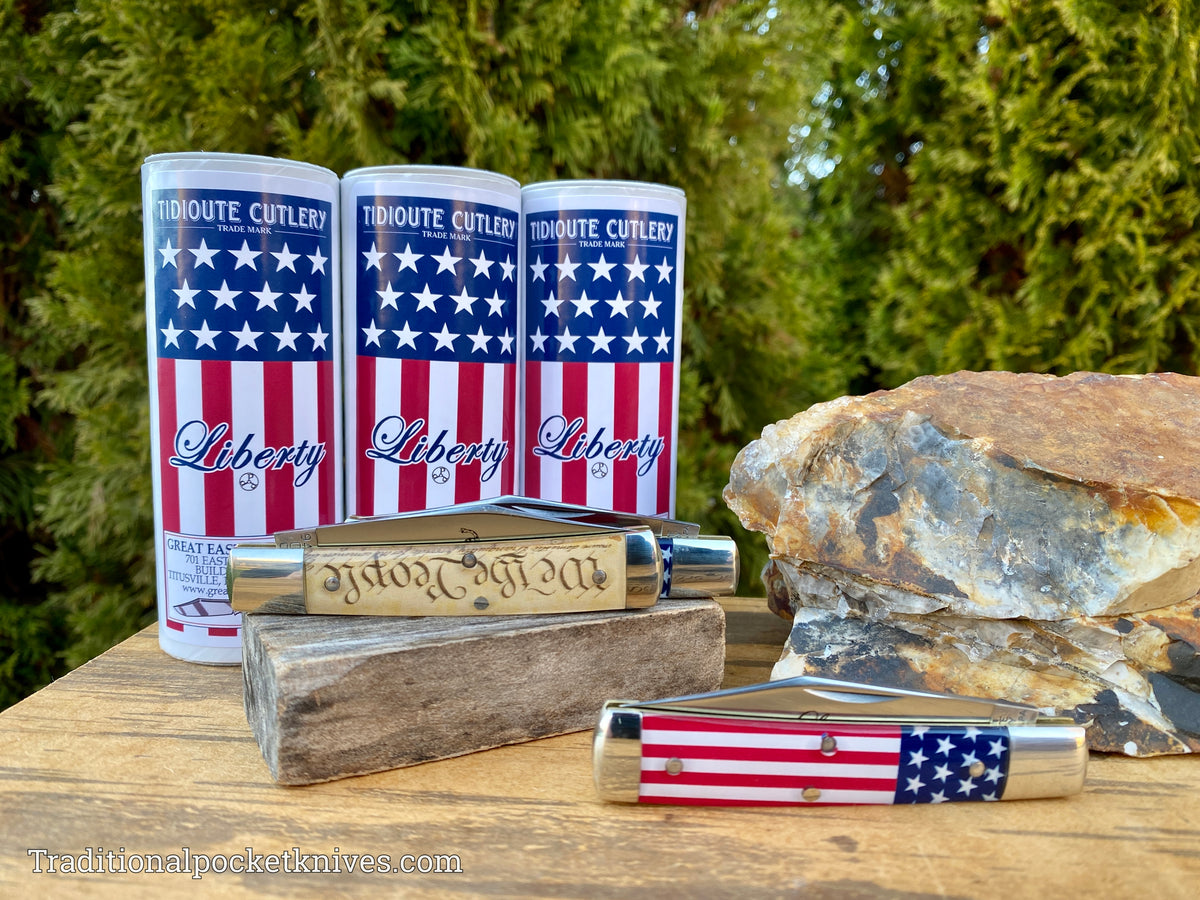 Great Eastern Cutlery #941121 Tidioute Cutlery Liberty USA Flag Acrylic