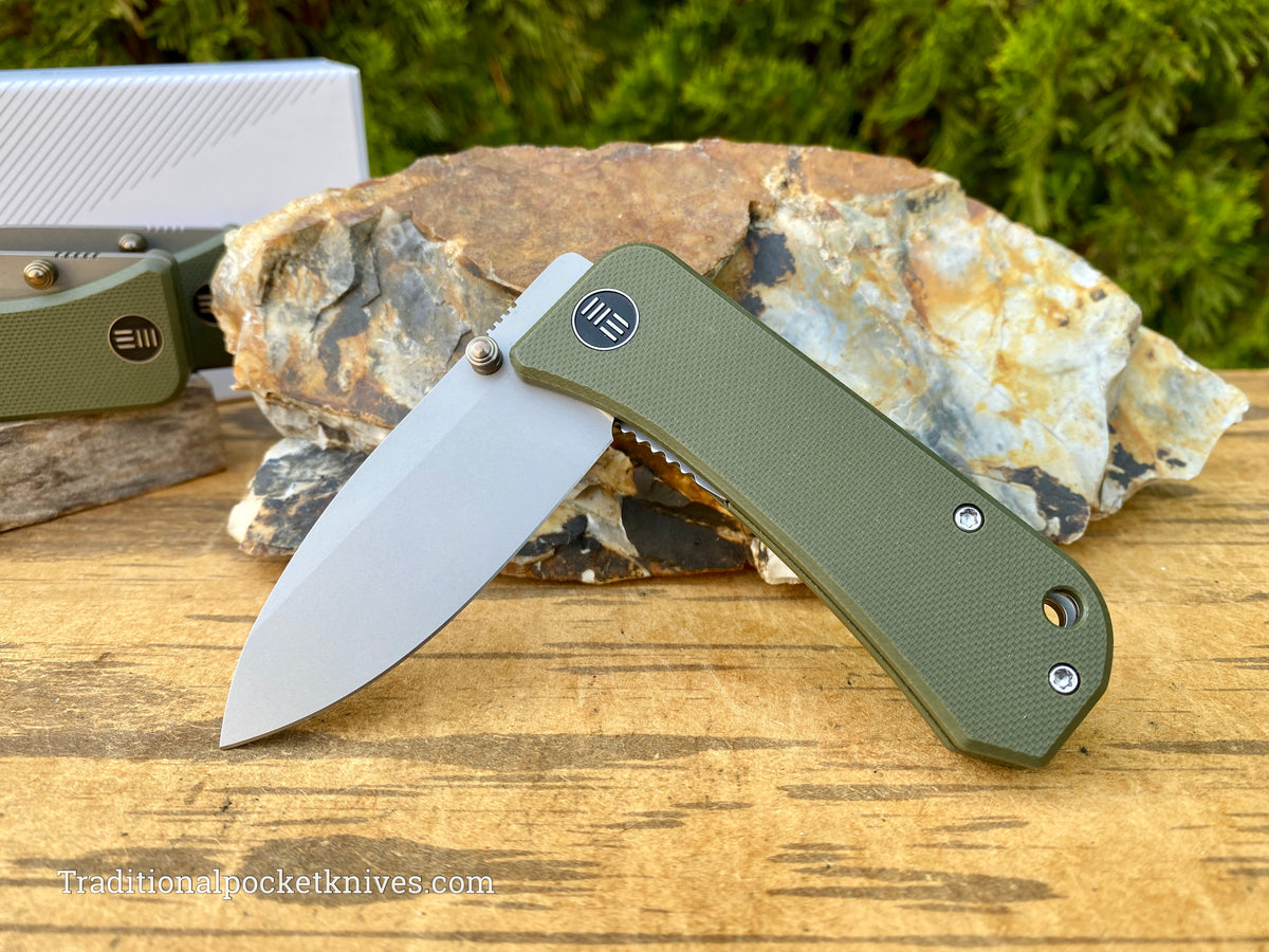 WE Knife Banter Green G10 Stonewashed S35VN (2004D)