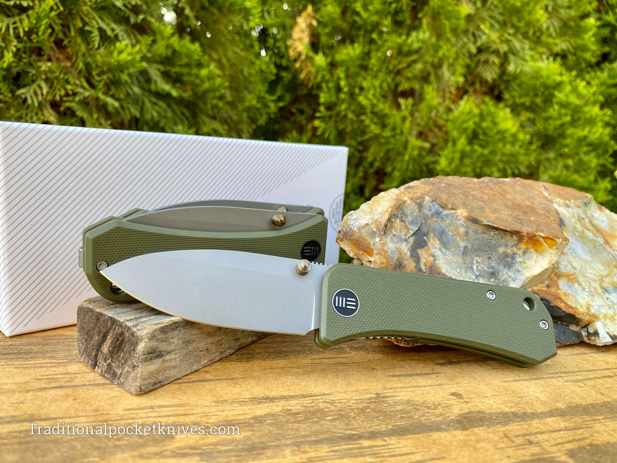 WE Knife Banter Green G10 Stonewashed S35VN (2004D)