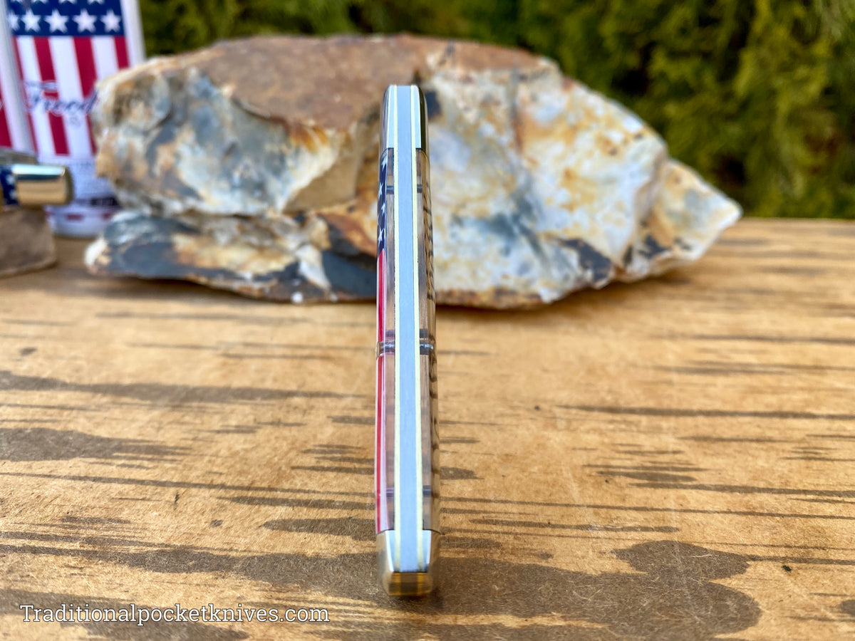 Great Eastern Cutlery #493121 Tidioute Cutlery Freedom USA Flag Acrylic