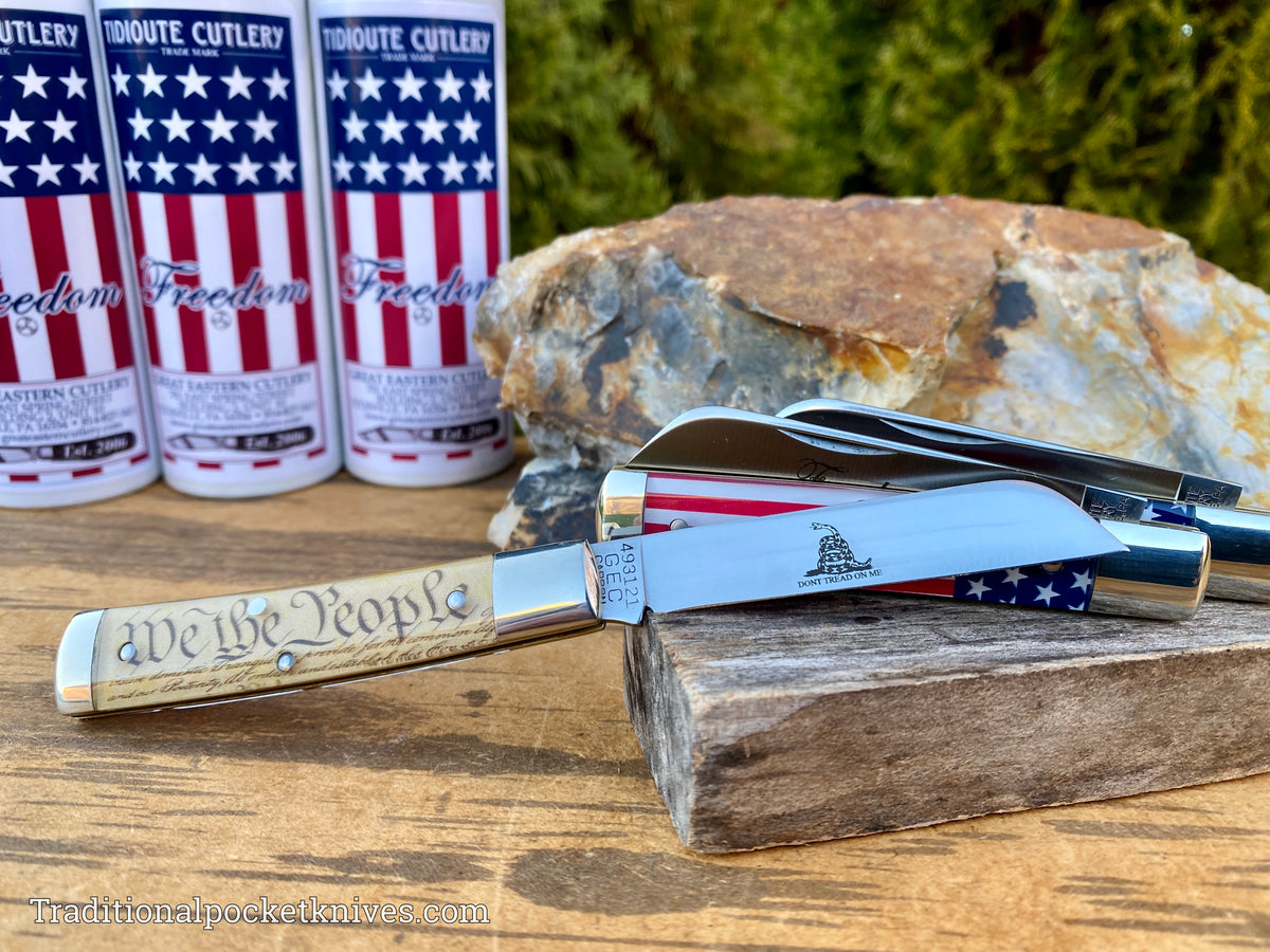 Great Eastern Cutlery #493121 Tidioute Cutlery Freedom USA Flag Acrylic