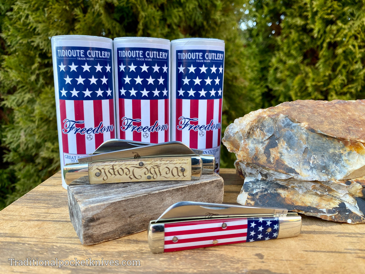Great Eastern Cutlery #493121 Tidioute Cutlery Freedom USA Flag Acrylic