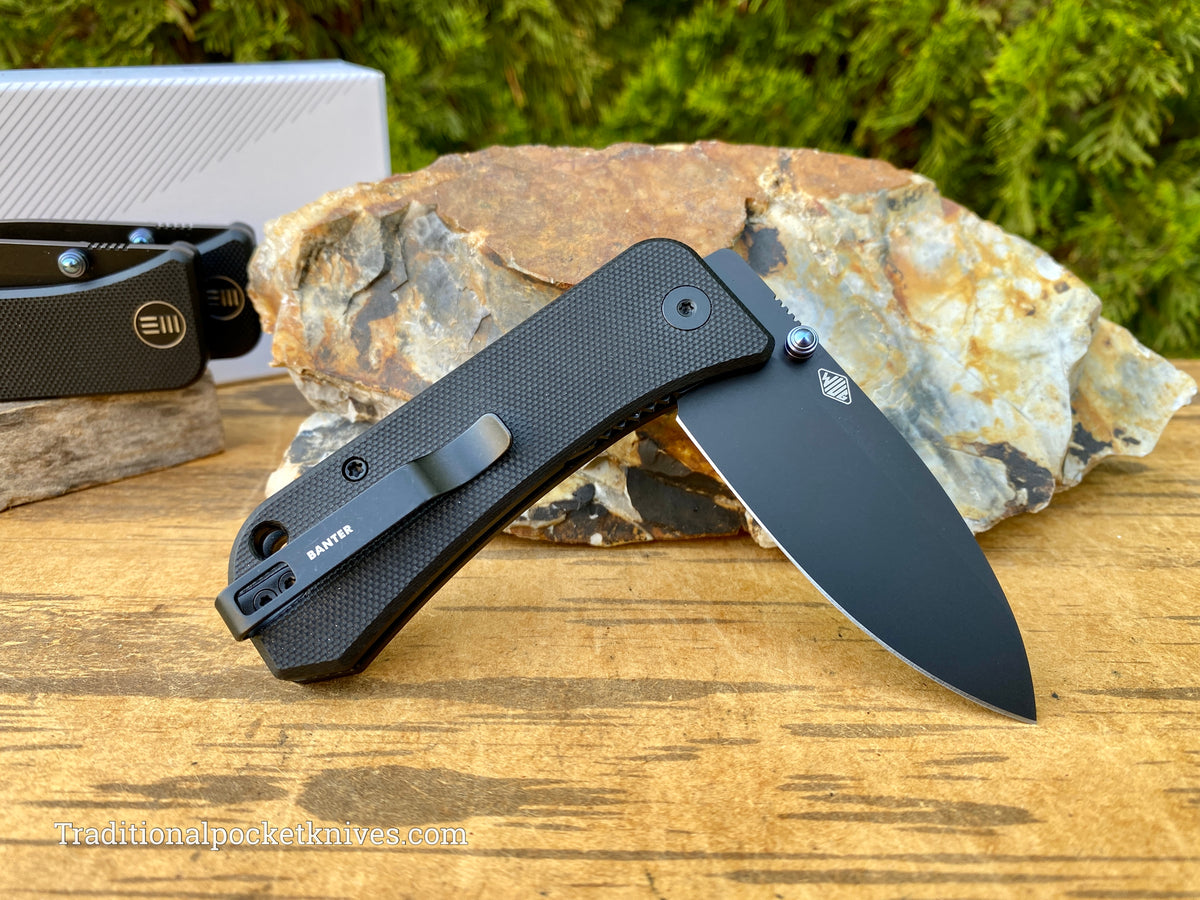 WE Knife Banter Black G10 Black Stonewashed S35VN (2004B)
