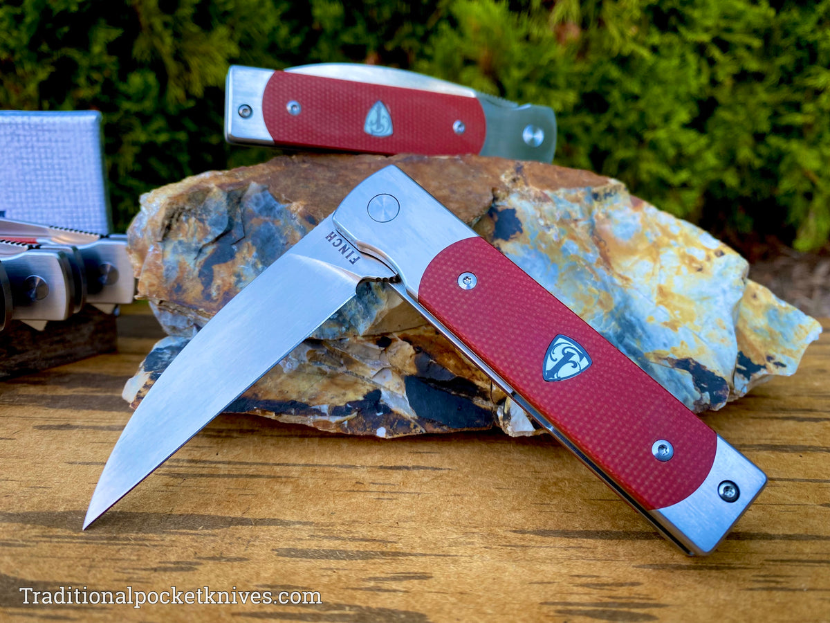 Finch Holliday Canyon Red Linen Micarta