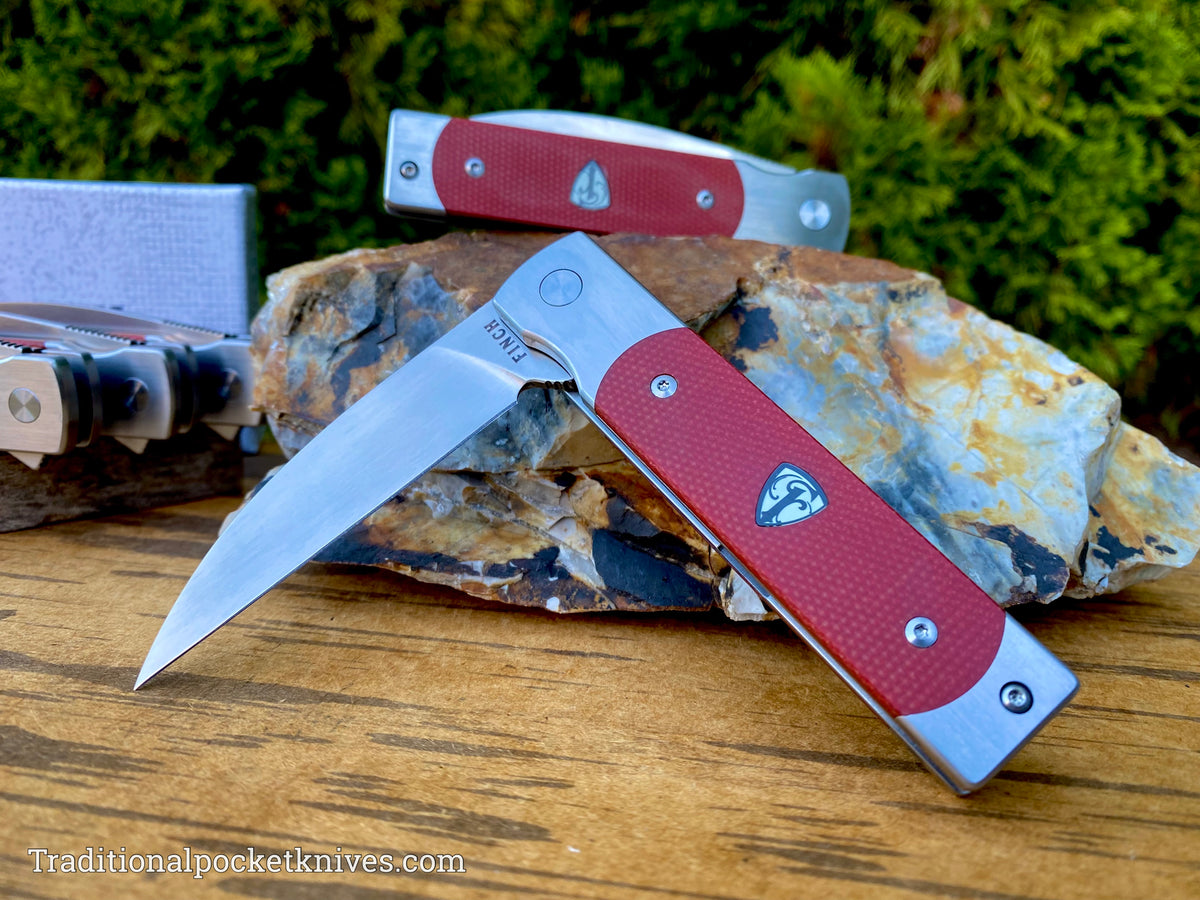 Finch Holliday Canyon Red Linen Micarta