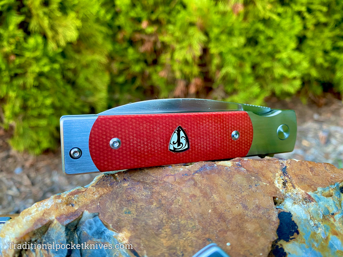 Finch Holliday Canyon Red Linen Micarta