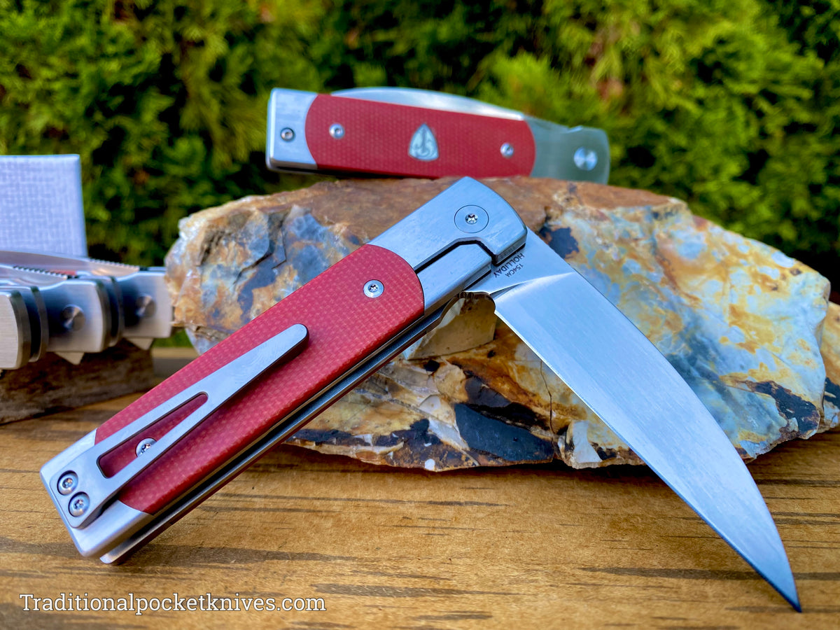Finch Holliday Canyon Red Linen Micarta