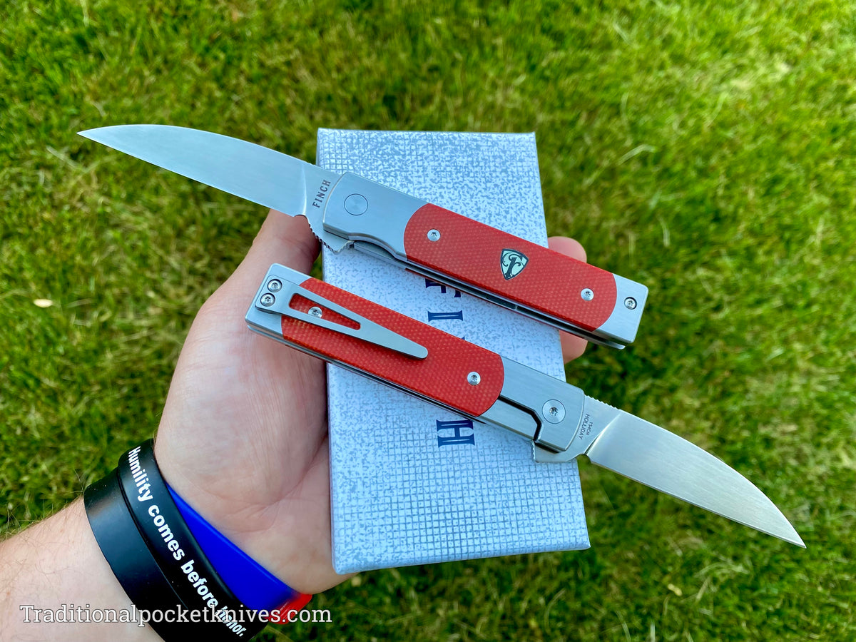 Finch Holliday Canyon Red Linen Micarta