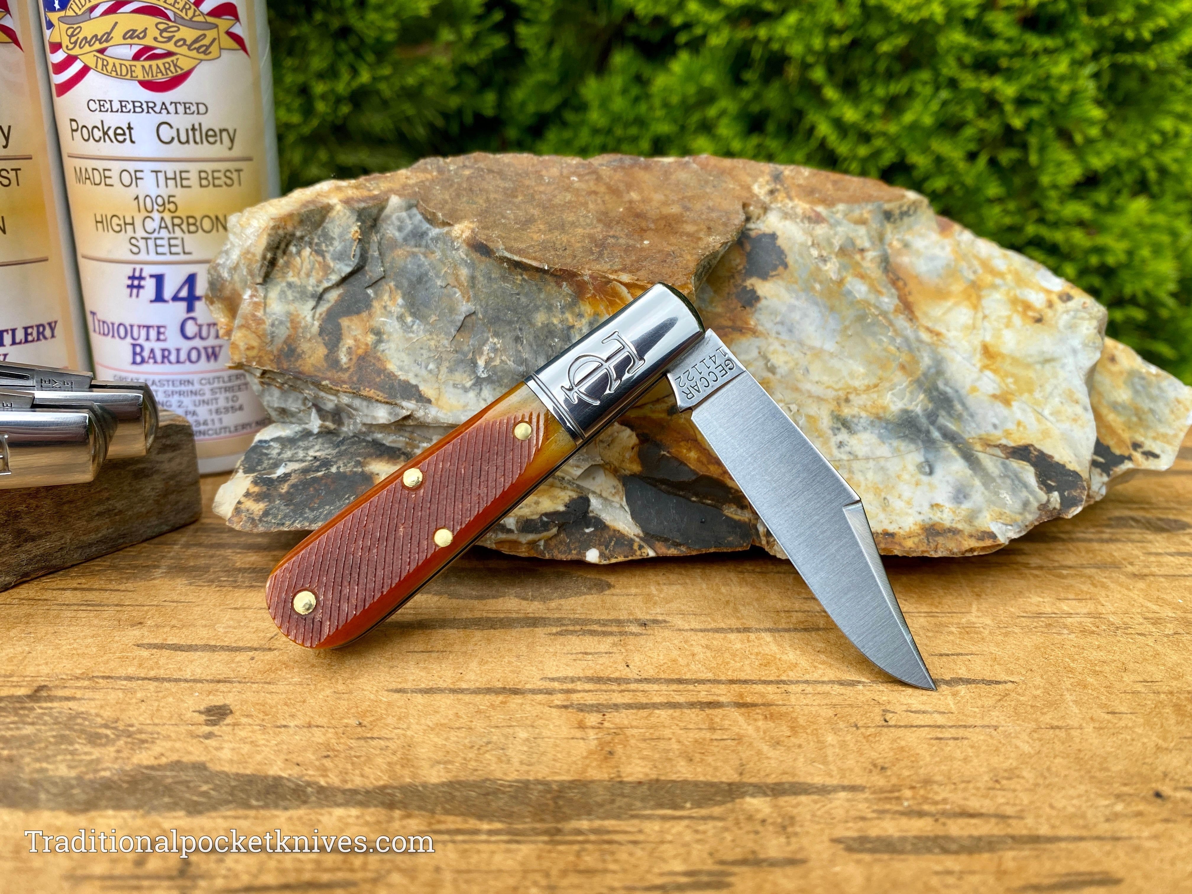 Great Eastern Cutlery #141122 Tidioute Cutlery Goldenrod Sawcut
