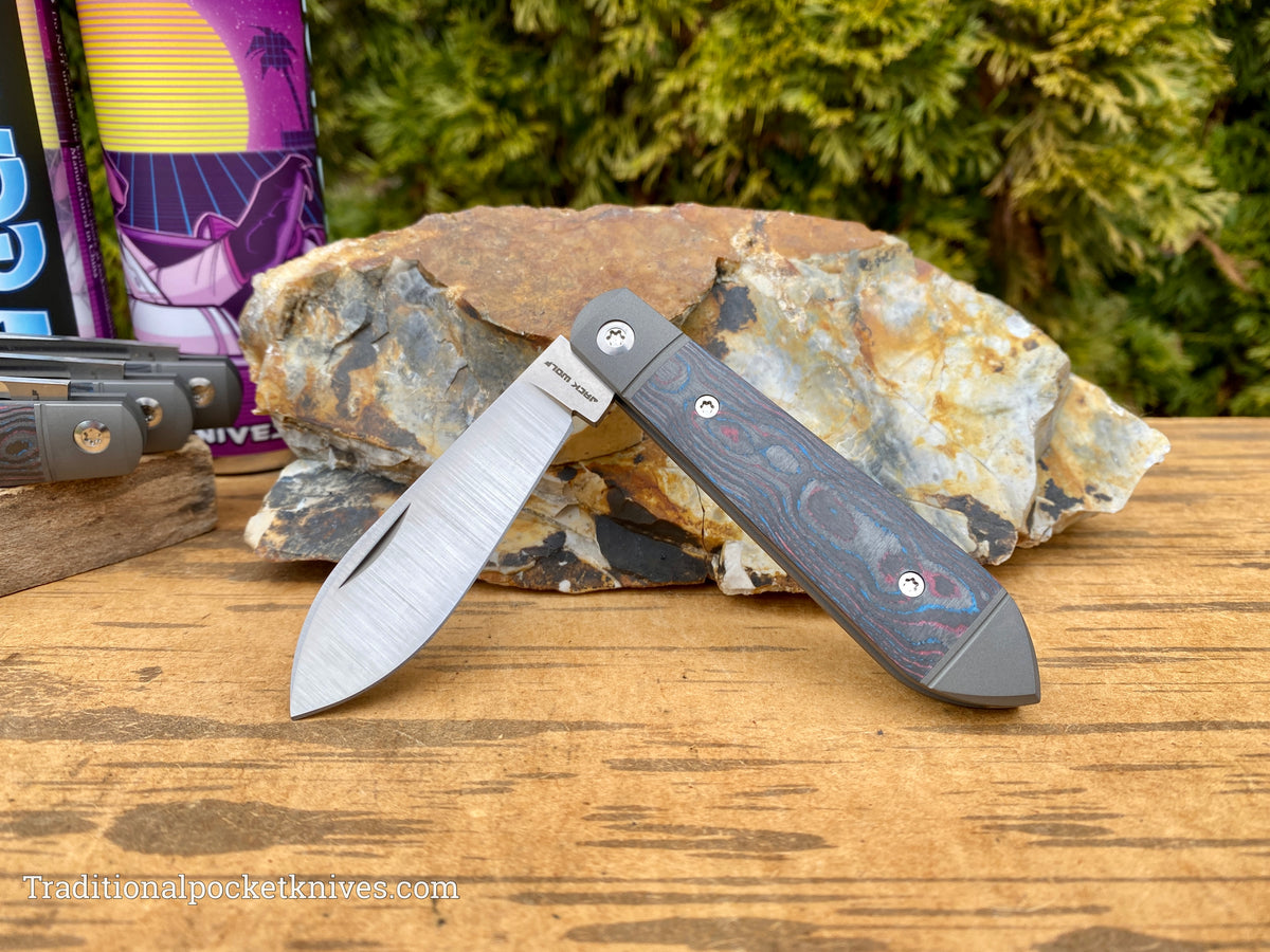 Jack Wolf Knives Low Drag Jack CamoCarbon Miami