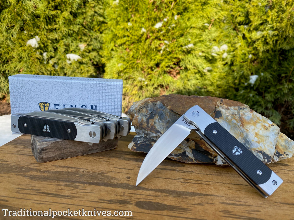 Finch Holliday Black Linen Micarta