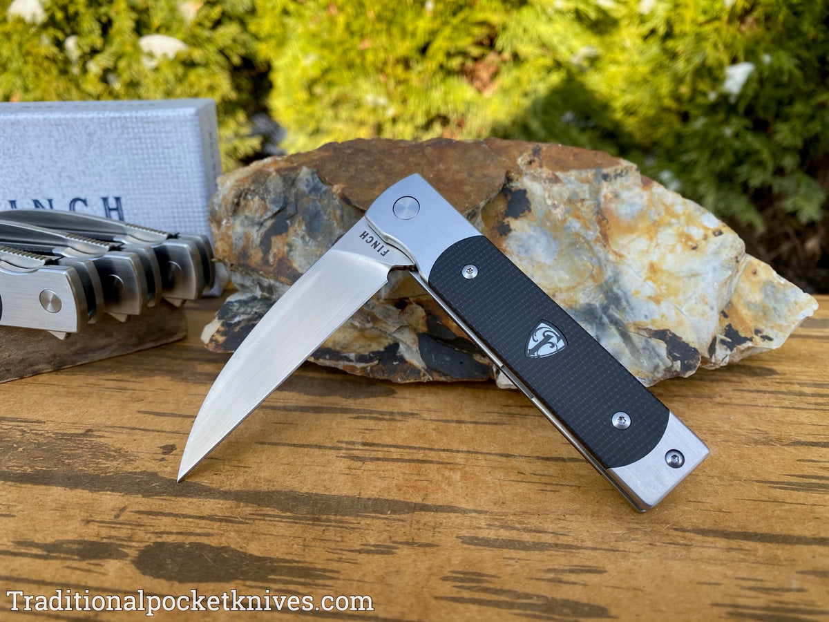 Finch Holliday Black Linen Micarta