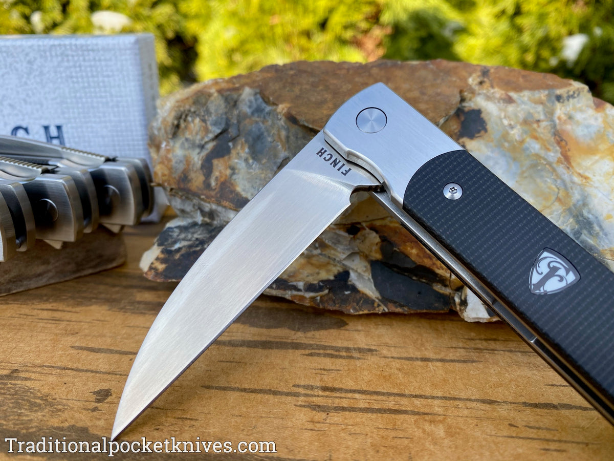Finch Holliday Black Linen Micarta