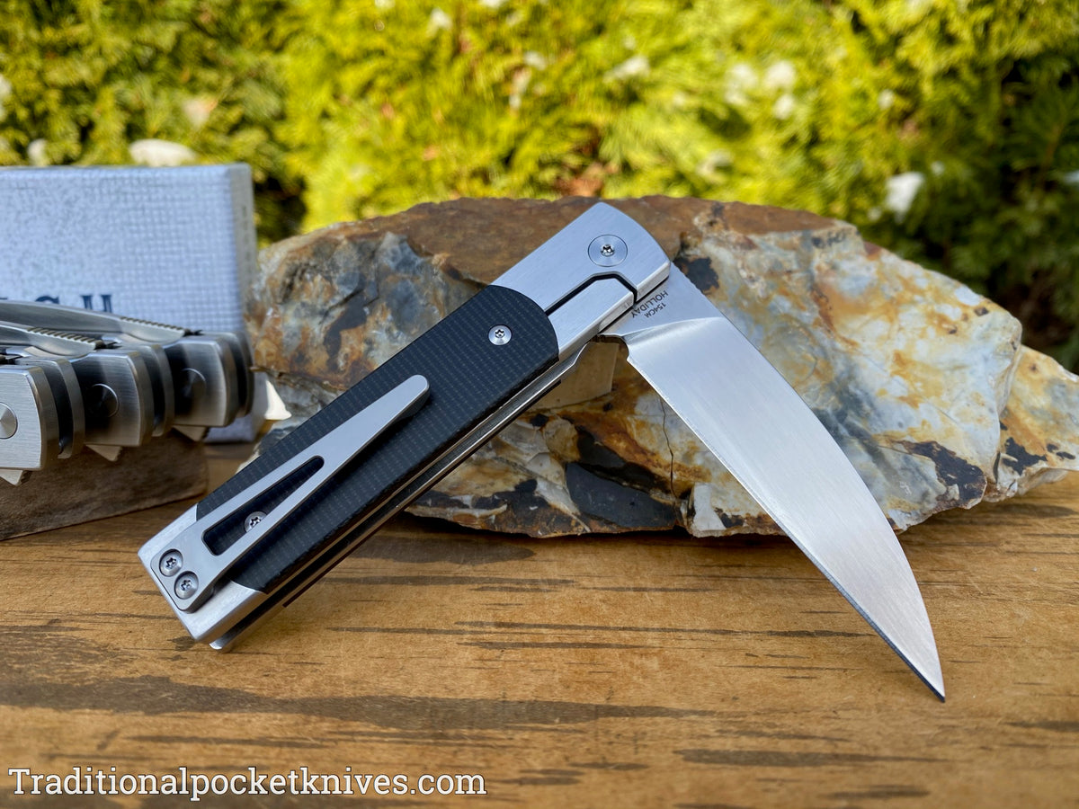 Finch Holliday Black Linen Micarta