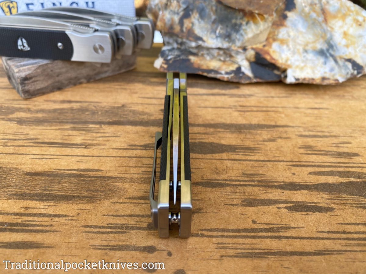 Finch Holliday Black Linen Micarta