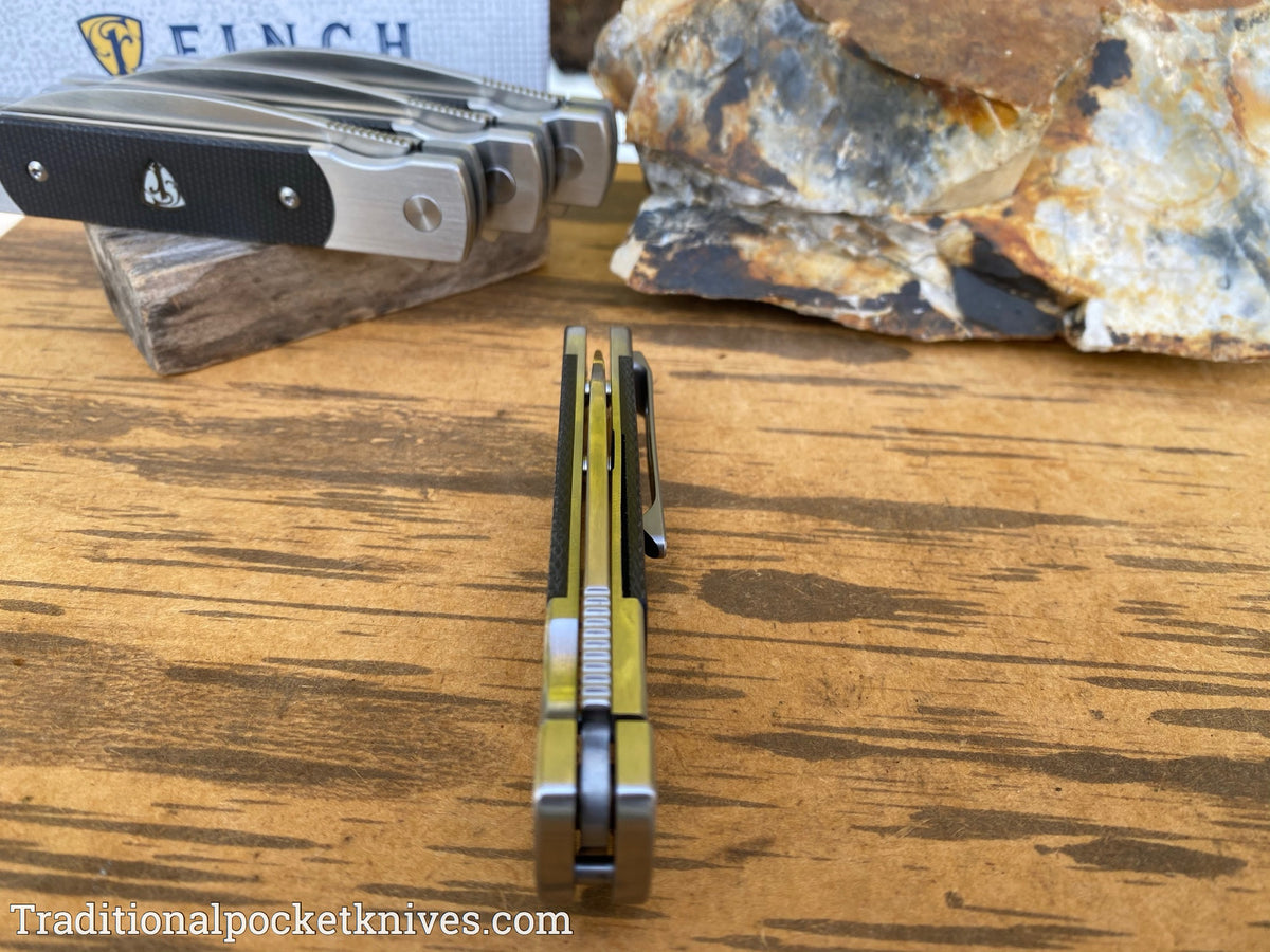 Finch Holliday Black Linen Micarta