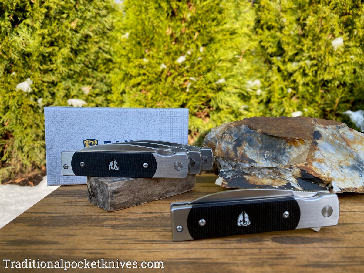 Finch Holliday Black Linen Micarta