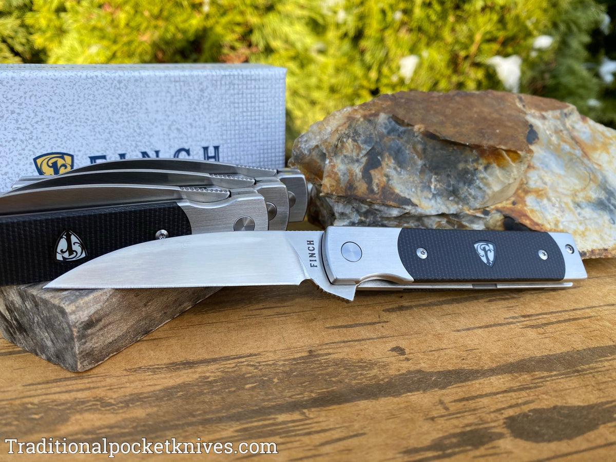 Finch Holliday Black Linen Micarta