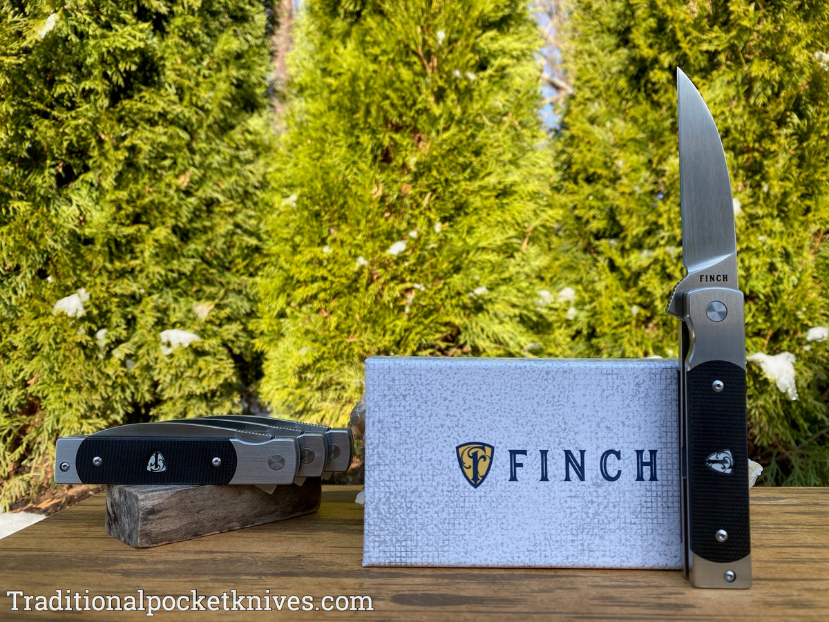 Finch Holliday Black Linen Micarta