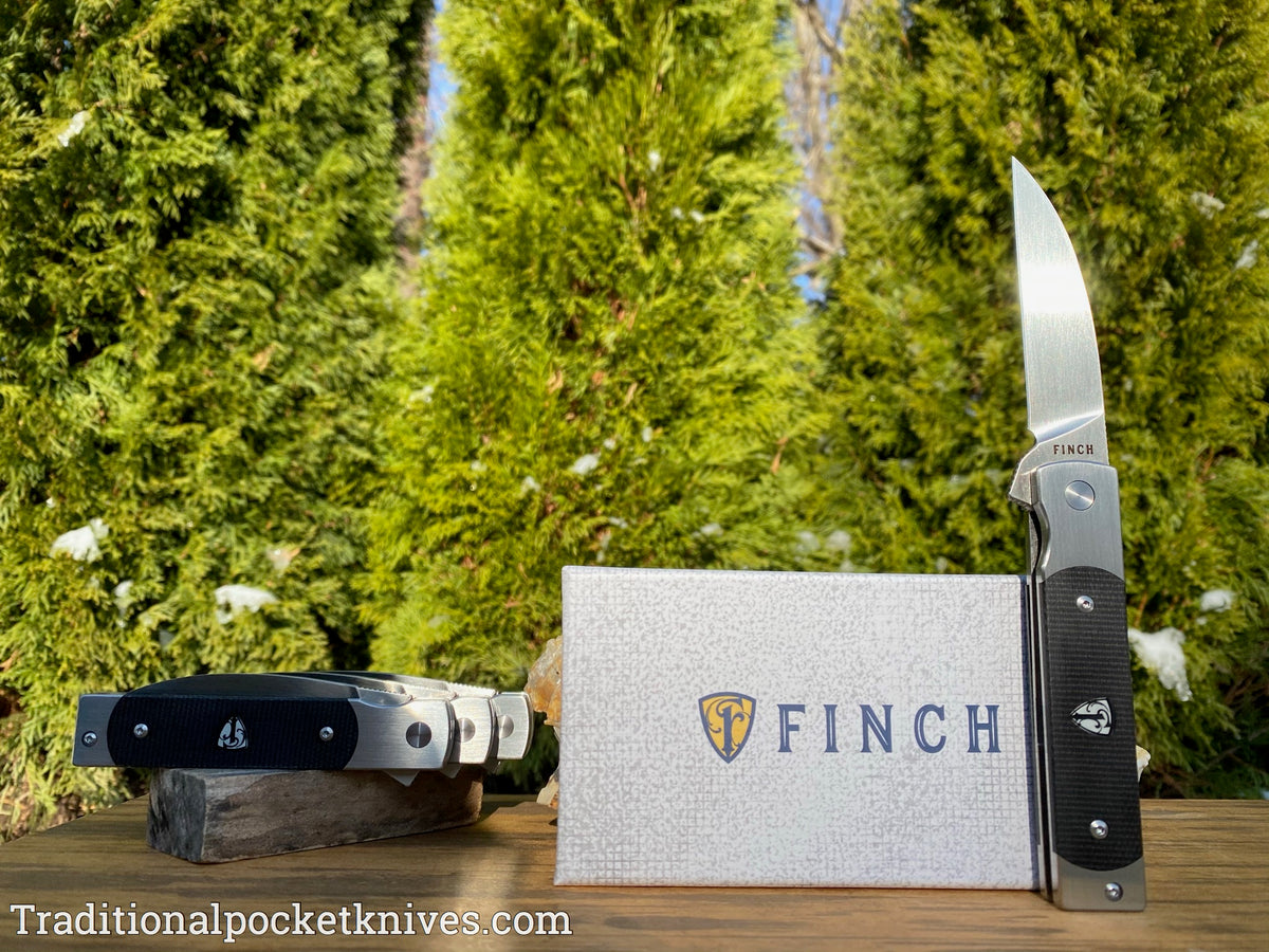 Finch Holliday Black Linen Micarta